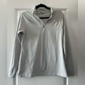 Gymshark Size M Quarter-Zip Long Sleeve Top